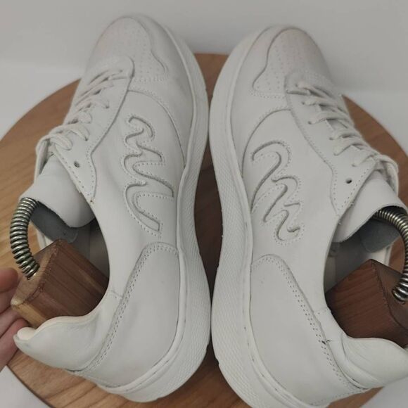 Sandro Moscolini Sneakers Mens Size 9 Movers Marlin Off White Leather Lace Up - Picture 9 of 12